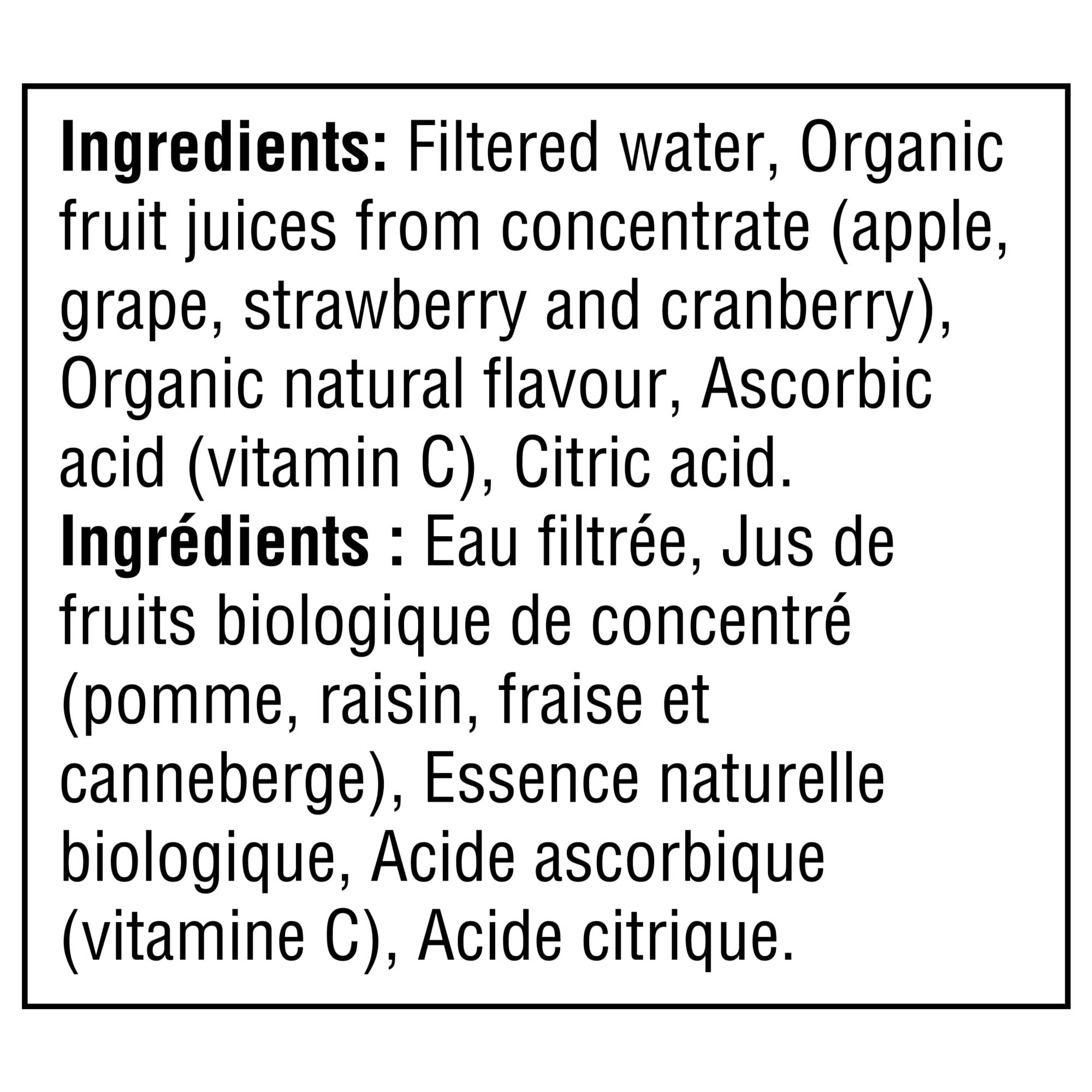 Honest Kids Boîtes de Jus Punch aux Fruits 5x200ml