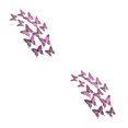 thumbnail image 3 of Transemion Glitter And Exquisite Stickers For Amazing Home Decor With Butterflies Various LK12 Rose Red 2Set, 3 of 6