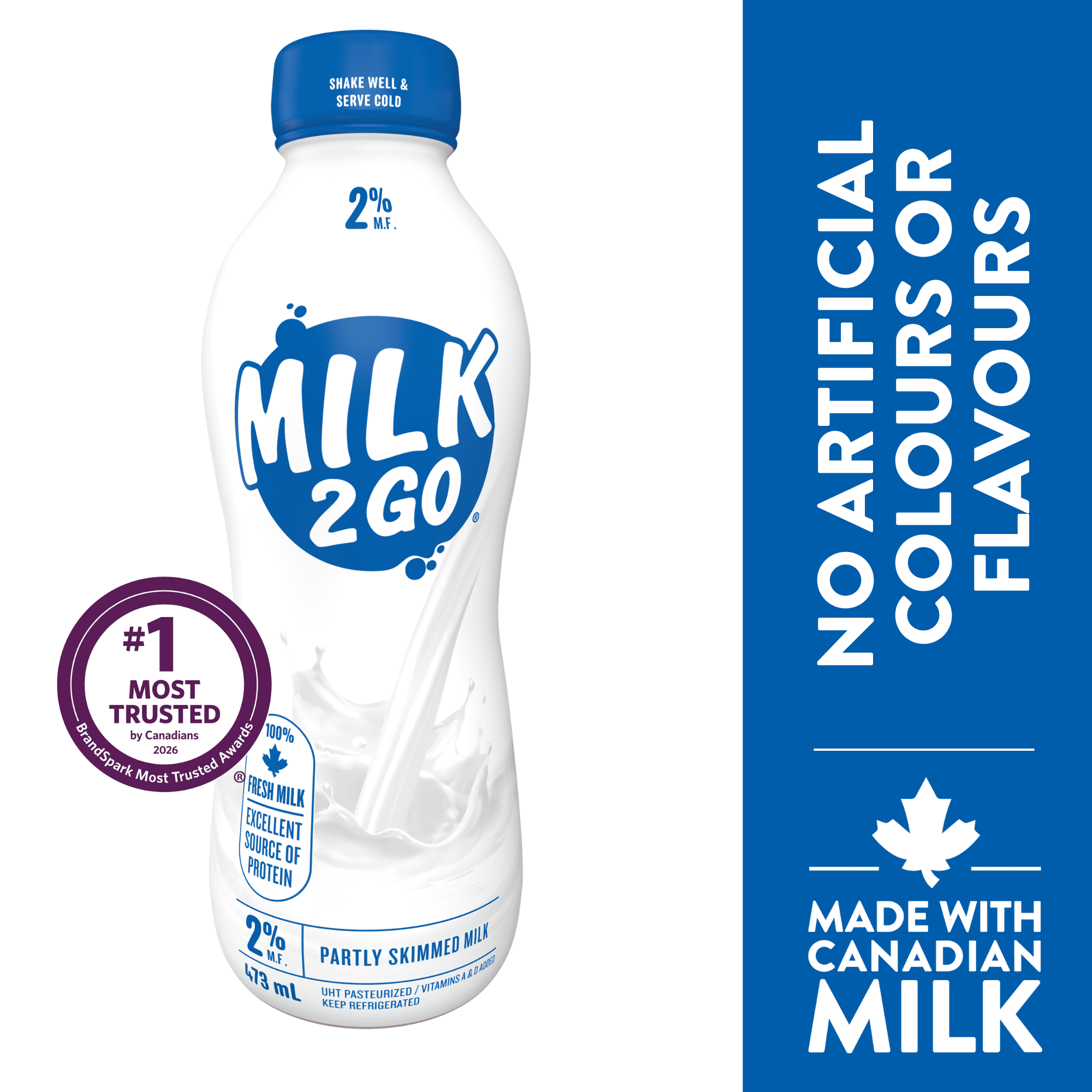 Milk2Go 2% Partly Skimmed Milk - Walmart.ca