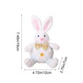 thumbnail image 4 of Drppepioner Easter Bunny Plush Decorative Figurine, 4 of 7