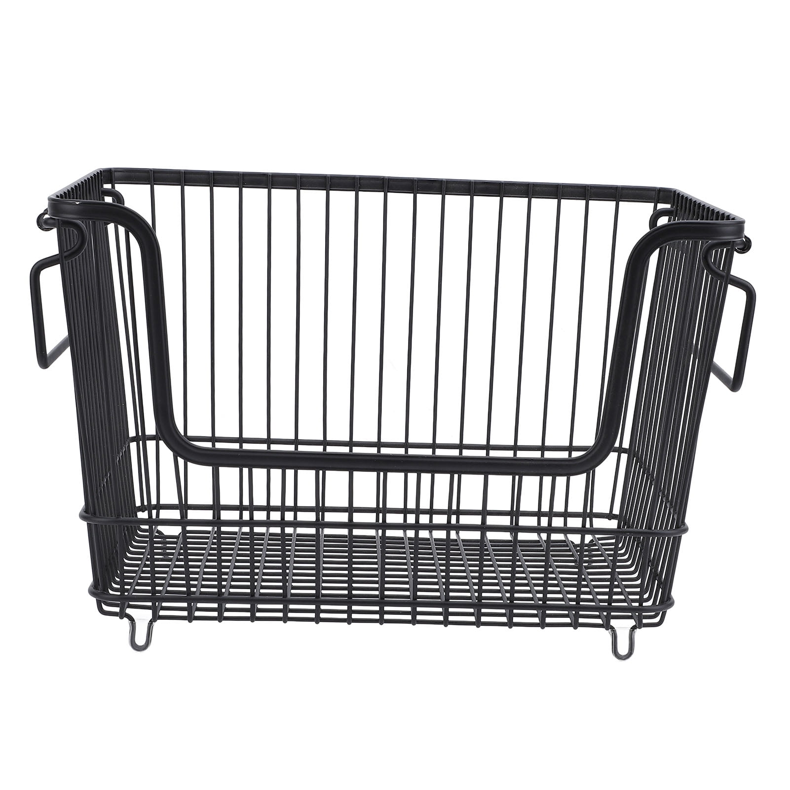 Stackable Chest Freezer Organizer, Keep Tidy 40 Pounds Load Bearing Easy Access Freezer Organizer Bin Iron Wire  for Kitchen for Fruits