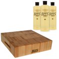 thumbnail image 1 of John Boos Classic Collection Wood Chopping Block Bundle w/ Mystery Oil (3 Pack), 1 of 9