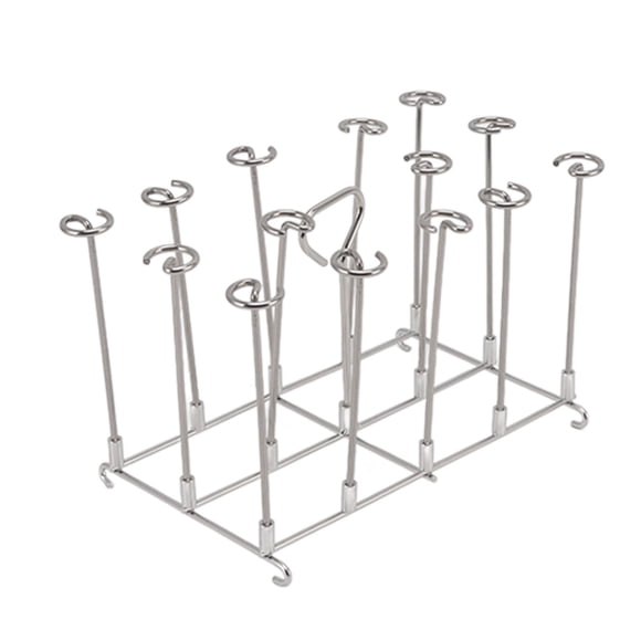 Fryer Skewer Stand, Vertical Kabob Grill Rack Stainless Steel Non Stick For Kitchen Round,Square
