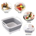 thumbnail image 2 of CJiaWei Bassin à Vaisselle Pliable Seau Portable Extérieur Multiusage Bassin Pliable pour Laver la Vaisselle pour Cuisine VR Camping, 2 of 6