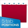 thumbnail image 2 of Biinggo Dossiers Suspendus, Format Lettre, Couleurs Assorties, Lot de 5, 2 of 5