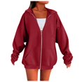 thumbnail image 1 of Women's Fall Zipper Long Sleeve Sweatshirt Top Outdoor Sweatshirt Shirt, 1 of 5