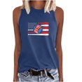 thumbnail image 1 of Birdeem Womens Sleeveless Top V-Neck Pullover Printing Vest, 1 of 5