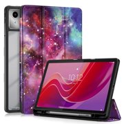 Tablet for Lenovo Tab M11 Case with Pen Holder Folding Stand Acrylic TPU Back Cover for XiaoxinPad Xiaoxin Pad 2024 Case 11 inch YHX Xiaoxin Pad 2024