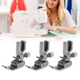 thumbnail image 3 of 3pcs Shirring Gathering Presser Foot Steel Industrial Sewing Machine Accessories For Quilting And Sewing , 3 of 8