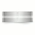 thumbnail image 3 of Cobalt Sterling Silver Inlay Satin 8mm Flat Band Size 12.5, 3 of 6