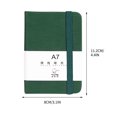 thumbnail image 2 of Cagogo under $5 A7 Notebook, A7 Pocket Notebook Notepad, Thickened Paper Journal for Office Study, Horizontal Lined Writing Notebook, Portable Memo Book for Daily Planning Notes, 2 of 2