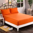 thumbnail image 1 of 1200 Thread Count 100% Egyptian Cotton 3-Piece Fitted Sheet ( 1 Fitted Sheet + 2 Pillow Covers) 18 Inches Deep Pocket Size Solid Pattern, 1 of 4