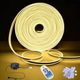 thumbnail image 1 of DELight Outdoor Waterproof 50 Feet LED Neon Rope Light AC 110-120V 2700K Warm White DSL001, 1 of 10