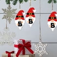 thumbnail image 4 of LSLJS Christmas Ornaments Christmas Acrylic Hanging Decorations - Set of 26 Alphabet Letters with Santa Claus Design for Holiday Ornaments and DIY Crafts Christmas Hanging Decorations, 4 of 6