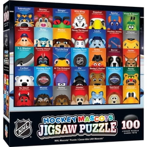 Masterpieces Puzzle Company NHL Mascots 100 Piece Jigsaw Puzzle