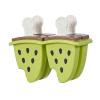 thumbnail image 1 of PEONAVET Ice Cream Mold Popsicle With 4 Pops, Ice Cream Molds Reusable Ice Makers Easy Release Popsicle Tray For DIY Ice Cream Homemade Ice, 1 of 2