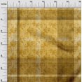 thumbnail image 3 of oneOone Polyester Spandex Dark Mustard Fabric Check & Sewing Material Print Fabric By The Yard 56 Inch Wide, 3 of 4