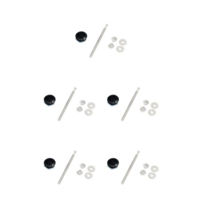 Transemion Car Modification Lightweight And Stylish Hood Lock Multiple Options Available black DP17-25 5Set