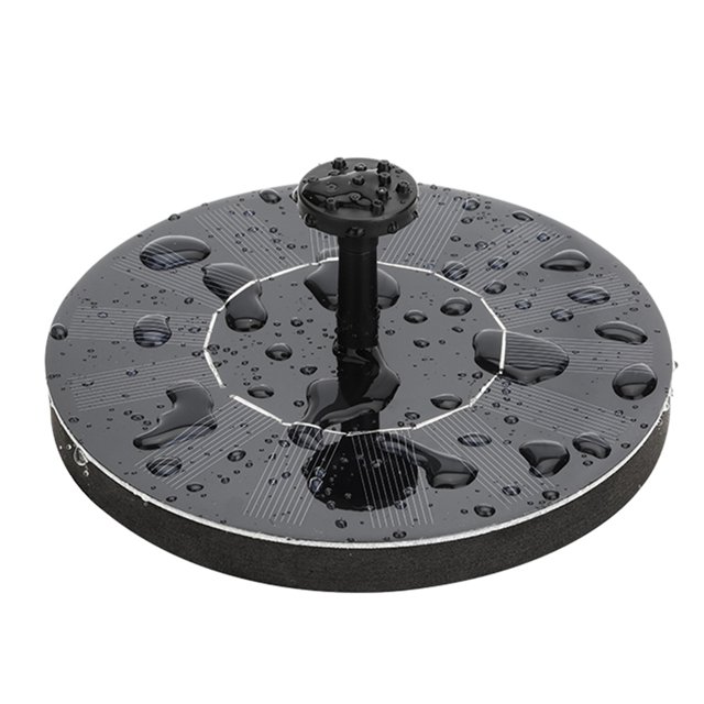 Watering Solar Power Fountain Pool Water Pump Solar Panel Garden Plants Courtyard Scenery