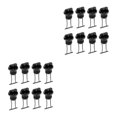 thumbnail image 2 of Ruiboury 8pcs Plastic Wide Compatibility Yacht Drain Plug Easy To Install Durable Reliable Marine Drain Plug black 2Set, 2 of 6