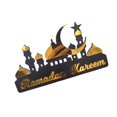 thumbnail image 3 of Lipstore Ramadan Kareem Calendar Desktop Decoration Lightweight Mosque and Moon Shape Golden Small, 3 of 8