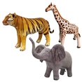 thumbnail image 2 of Jet Creations Giraffe Elephant Tiger Air Stuffed Animal, 3 pcs Bundle, Multi, 36+ inches, Realistic Inflatable Wildlife, JC-GET3, 2 of 5