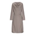 thumbnail image 1 of Gspmoly Robes d'Été pour Femmes 2025, Mode Femmes Robe Chemise à Col Rond Uni à Manches Longues Taille Haute Robes de Mariage pour Femmes Économies d'Été, 1 of 4
