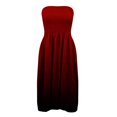 thumbnail image 3 of FcBaudy Robe Sans Manches Épaules Dénudées, Robes d'Été pour Femmes, Robes d'Été Style Bohème Dégradé Sans Manches une Épaule Robe Femme, 3 of 4