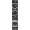 thumbnail image 1 of Linon Vintage Aztek Power Loomed Microfiber Polyester 2'x10' Rug in Gray, 1 of 6