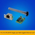 thumbnail image 2 of Mini Carte Réseau PCIE M.2 A+E vers RTL8111F Gigabit Ethernet Port Unique RJ45 Carte Réseau Ethernet, 2 of 6