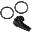 thumbnail image 3 of Hook Keeper, Easy To Install Fishing Rod Pole Keeper Lightweight Adjustable Fish Accessory Tackle With 2pcs Rubber Rings For Fishing For Fishing Bait, 3 of 4