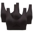 thumbnail image 1 of AherBiu 3pc Plus Size Sports Bras for Women High Support Wireless Workout Bras Full Coverage Push up Yoga Running Bralettes, 1 of 4