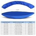 thumbnail image 3 of 1pc Kayak Cover Outdoor Marine Kayak Covers Multiple Size 210D Oxford Cloth Rainproof Sun Protection Sustproof Cover Accessories, 3 of 8