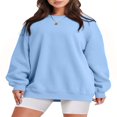 thumbnail image 1 of Sweats Surdimensionnés à Manches Longues pour Femmes, 1 of 6