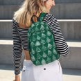 thumbnail image 5 of Vsdgher Christmas Trees Print Canvas Backpack Travel Rucksack Unisex Knapsack 15.7/17.7Inch Laptop Backpack for Work,College-Small, 5 of 5