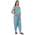 thumbnail image 2 of Moomaya Ensemble de Nuit en Rayonne Imprimée pour Femmes Pyjama à Entrejambe Bas 2 Pcs Tenue de Détente, 2 of 7