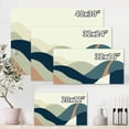 thumbnail image 4 of Designart Abstract Geometric Landscape With Hills Canvas Wall Art, 4 of 4