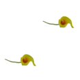 thumbnail image 1 of kurtrusly Wedding Decor With Simulated Calla - Choose Variety Of Colors And Styles With High 3D And Simulation Durable PU Orange Heart Yellow 2PCS, 1 of 6