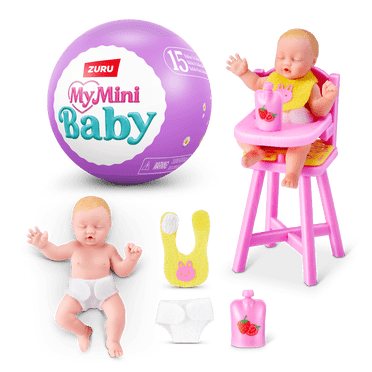 My Mini Baby Series 2 Mystery Capsule by ZURU - Baby Doll with Accessories for Kids Ages 3+
