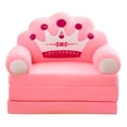 thumbnail image 1 of HomeNest Plush Folding Children's Sofa Backrest Armchair 2 In 1 Folding Children's Sofa Cute Cartoon Lazy Sofa Without Padding Or Padding Core, 1 of 4