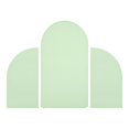 thumbnail image 1 of Luzkey 3x Arch Backdrop Covers Arch Frame Backdrop Covers Birthday Arch Stand Covers, Wedding Arch Covers for Baby Shower, Reception Light Green, 1 of 8