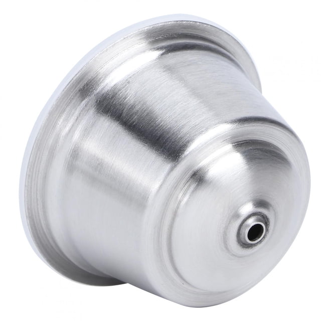 Reusable Stainless Steel Coffee Capsule for Coffee Maker, Durable and Easy to with Food Grade Silicone Lid, High Filtering Accuracy, Suitable for Home or Office