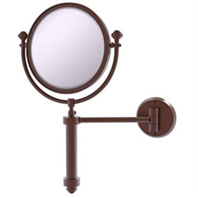 Southbeach Collection Wall Mounted Make-Up Mirror 8 Inch Diameter with 3X Magnification - SB-4/3X-CA