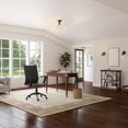 thumbnail image 4 of Leick Apostrophe Linen Office Chair in Black, 4 of 6