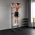 thumbnail image 2 of Soozier Power Tower Pull Up Bar Dip Station for Home Office Gym Multi-Function Workout Equipment, 2 of 10