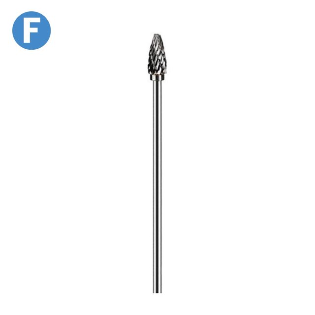 100mm Longue Portée Fraise Rotative Double Coupe Carbure de Tungstène Sculpter Bit 3mm Tige
