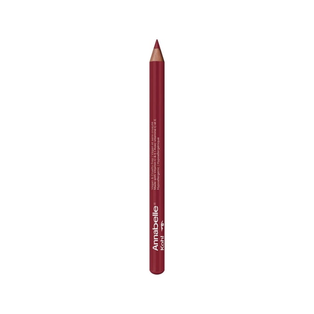 Annabelle Kohl Traceur Mat, 69 Rubis Rouge, un Crayon Affûté avec une Couleur Rubis Rouge Mate et une Marque Blanche, Conçu pour une application Lisse et Précise avec une Couleur intense Paie et un Port Longue Durée, Convient aux Yeux Sensibles et aux Utilisateurs de Lentilles de contact.