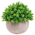 thumbnail image 1 of Artificial Plant Potted Lifelike Round Fake Greenery Plant Faux Plant Decoration, 1 of 10