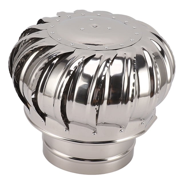 Cheminée Ventilateur Rotatif, Couvercle de Cheminée en Acier Inoxydable Couvercle de Pot Couvercle de Tuyau de Cheminée avec Pince