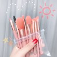 thumbnail image 2 of TopLLC Makeup Brushes 8pcs Mini Makeup Brush Set Foundation Powder Concealers Eye Shadows Blush Cosmetic Brushes With Storage Bag Small Size Portable For Home Office Travel Outdoor Makeup Brush, 2 of 7